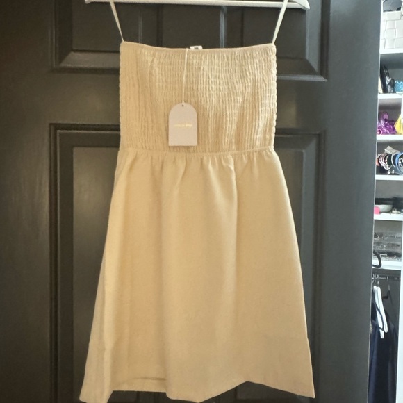 Song of Style Cream Strapless Mini Dress - Picture 4 of 4